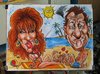 Cartoon: AL BANDY caricature (small) by DEMMAN tagged al,bandy,married,with,children,caricature,comics,dimitris,emm,pastel,kos