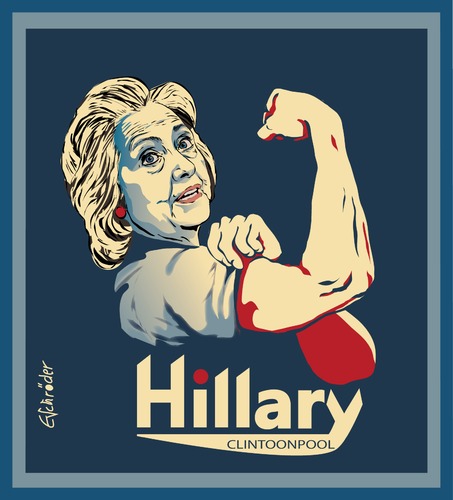 Cartoon: Clinton Hillary (medium) by ESchröder tagged hillary,clinton,usa,kandidatur,präsidentschaft,us,präsidentschaftswahl,2016,demokraten,favoritin,ex,aussenministerin,onlinekampagne,wahlkampfzentrale,brooklyn