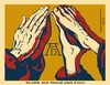 Cartoon: Fromme Füße (small) by ESchröder tagged albrecht dürer ad signetbetende hände fromme füße hand fuß gebet beten handzeichnung renaissance