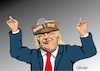 Cartoon: Trump first (small) by ESchröder tagged donald trump usa president wahlen rassist egoman america first bannon agenda pressefeind