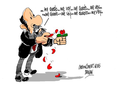 Cartoon: Alfredo Perez Rubalcaba (medium) by Dragan tagged alfredo,perez,rubalcaba,psoe,partido,socialista,obrero,espanol,espana,politics,cartoon
