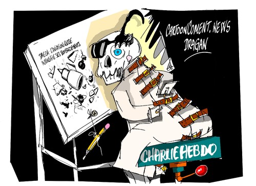 Cartoon: Charlie Hebdo-limites (medium) by Dragan tagged charlie,hebdo,limites,a321,politics,cartoon