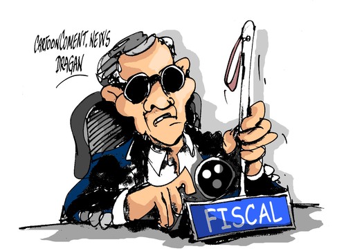 Cartoon: El fiscal-de Palma (medium) by Dragan tagged espana,fiscal,anticorupcion,rey,infanta,cristina,nou,cartoon