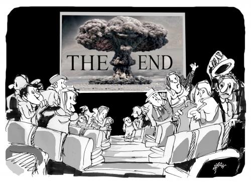Cartoon: Hiroshima (medium) by Dragan tagged hiroshima,bomba,atomoca