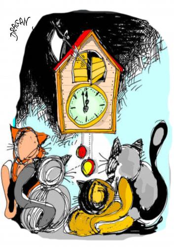 Cartoon: Hora (medium) by Dragan tagged hora