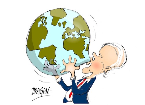 Cartoon: Joe Biden-alta densidad (medium) by Dragan tagged joe,biden,ukrania,rusia