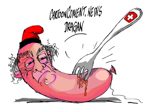 Cartoon: Jordi Pujol (medium) by Dragan tagged jordi,pujol,cataluna,espana,generalitat,corrupcion,politics,cartoon