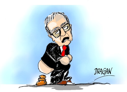 Cartoon: Josep Borrell-caganer catyalan (medium) by Dragan tagged josep,borrell