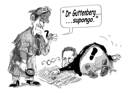 Cartoon: Karl-Theodor zu Guttenberg (medium) by Dragan tagged karl,theodor,zu,guttenberg