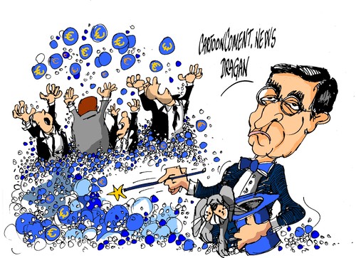 Cartoon: Mario Draghi-pompas de jabon (medium) by Dragan tagged mario,draghi,pompas,de,jabon,bce,jackson,hole,crisis,economica,ee,uu,politics,cartoon