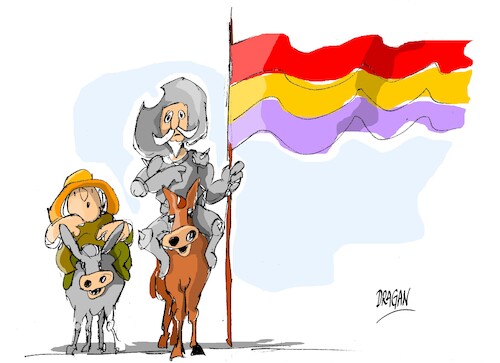 Cartoon: Segunda Republica espanola (medium) by Dragan tagged segunda,republica,espanola