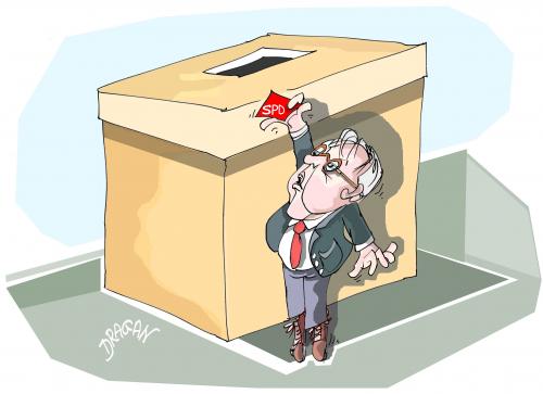 Cartoon: Steinmeier (medium) by Dragan tagged steinmeier