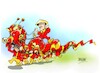 Cartoon: 2026- Caballo de Fuego (small) by Dragan tagged china