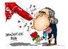 Cartoon: Angel Gabilondo-dedo (small) by Dragan tagged angel,gabilondo,partido,socialista,madrid,psm,politics,cartoon