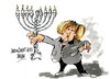Cartoon: Angela Merke-denuncia (small) by Dragan tagged angela,merke,denuncia,alemania,antisemitismo,izrael,judios,gaza,politics,cartoon