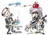 Cartoon: Barack Obama-Droni (small) by Dragan tagged barack,obama,eeuu,droni,fuerza,area,afganistan,pakistan,pentagono,insurgencia,politics,cartoon