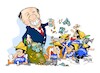 Cartoon: Berlusconi-Mediaset preocupado (small) by Dragan tagged silvio,berlusconi,mediaset,italia,ukrania,rusia
