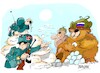 Cartoon: Dinamarca-alerta (small) by Dragan tagged dinamarca,rusia