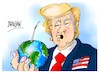 Cartoon: Donald Trump-Vuelta al plastico (small) by Dragan tagged donald,trump,pajitas,de,papel,biden,eeuu