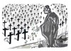 Cartoon: Dresde- 65 aniversario (small) by Dragan tagged dresde,bombardeo,politics,cartoon