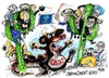 Cartoon: G-20 en Mexico (small) by Dragan tagged 20,mexico,crisis,economia,euro,politics,cartoon