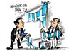 Cartoon: Grecia recortes (small) by Dragan tagged grecia,fondo,monetario,internacional,fmi,banco,central,europeo,bce,union,europea,ue,recortes,cricis,politics,cartoon