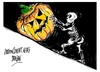 Cartoon: Halloween -Sizifo (small) by Dragan tagged halloween,sizifo,todos,los,santos,cartoon