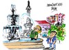 Cartoon: Merkel-Coelho-fuente pz Rossio (small) by Dragan tagged angela,merkel,pedro,passos,coelhofuente,de,la,plaza,rossio,alemania,portugal,lisboa,politics,cartoon