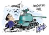 Cartoon: Nicolas Sarkozy-apoyo (small) by Dragan tagged nicolas,sarkozy,siria,politics,cartoon