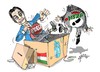 Cartoon: Orban Viktor (small) by Dragan tagged hungria,orban,viktor,fidesz,elecciones,budapest,politics,cartoon