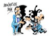 Cartoon: Rajoy-Rubalcaba-acuerdo (small) by Dragan tagged marian,rajoy,alfredo,perez,rubalcaba,gobierno,pp,psoe,decahuicio,poplitics,cartoon