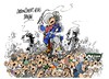 Cartoon: Rerefugiados-cowboy stampedo (small) by Dragan tagged rerefugiados cowboy stampedo eeuu siria politics cartoon