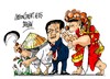 Cartoon: Zhou Yongkang-imputando (small) by Dragan tagged zhou,yongkang,china,corupcion,abuso,de,poder,politics,cartoon