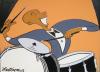 Cartoon: jazz drummer (small) by johnxag tagged drums drummer jazz cymbals snare music instrument