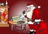 Cartoon: santa claus and low fat biscuits (small) by johnxag tagged santa,claus,diet,low,fat,christmas,new,year