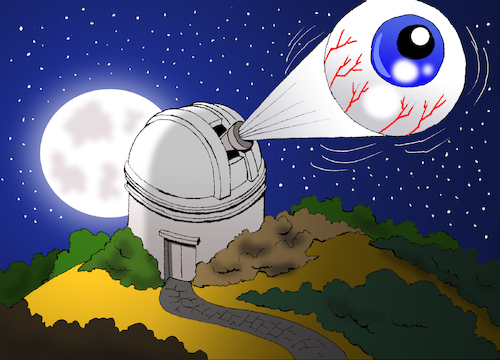 Cartoon: Acme Observatory... (medium) by berk-olgun tagged acme,observatory