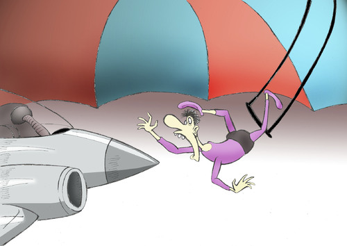 Cartoon: Air Show.. (medium) by berk-olgun tagged air,show