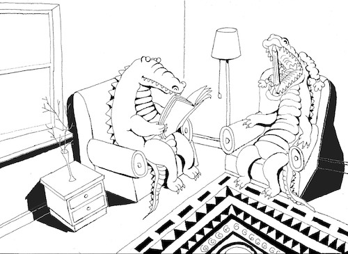 Cartoon: Alligator... (medium) by berk-olgun tagged alligator
