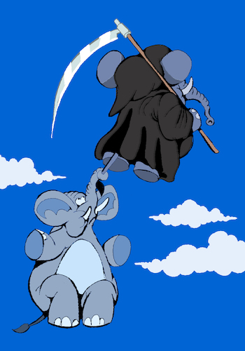 Cartoon: Angel of Death... (medium) by berk-olgun tagged angel,of,death
