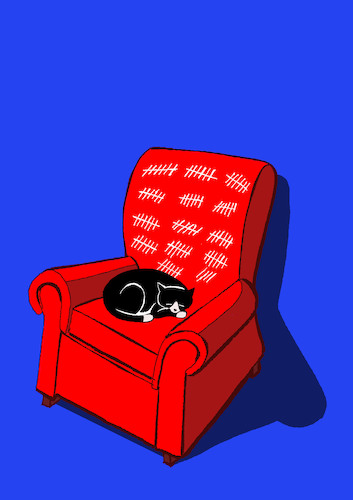 Cartoon: Armchair (medium) by berk-olgun tagged armchair