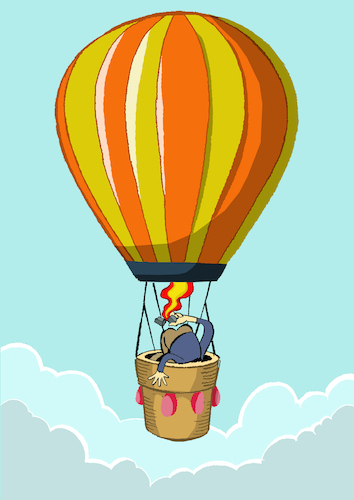Cartoon: Balloon... (medium) by berk-olgun tagged balloon