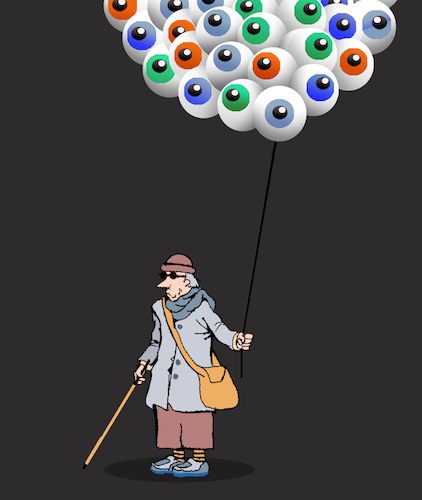 Cartoon: Balloon Seller... (medium) by berk-olgun tagged balloon,seller