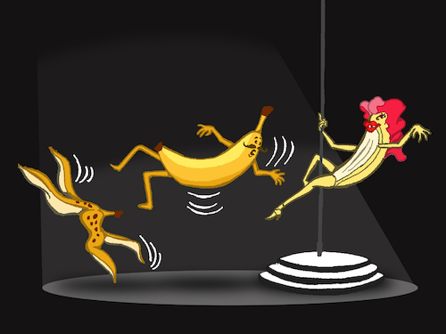 Cartoon: Banana... (medium) by berk-olgun tagged banana
