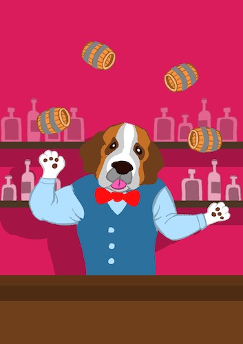 Cartoon: Barmen Show... (medium) by berk-olgun tagged barmen,show