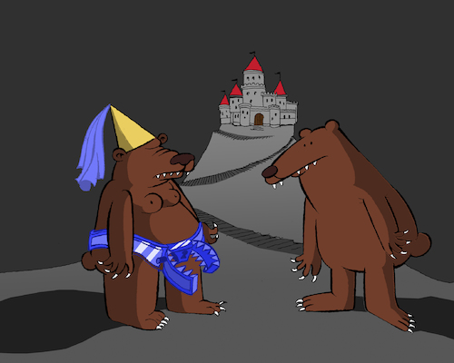 Cartoon: Bear Trap... (medium) by berk-olgun tagged chastity,belt