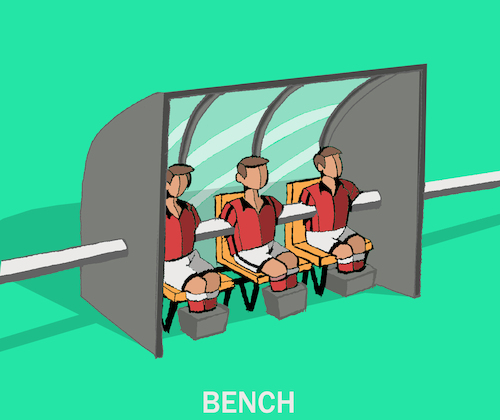 Cartoon: Bench... (medium) by berk-olgun tagged bench