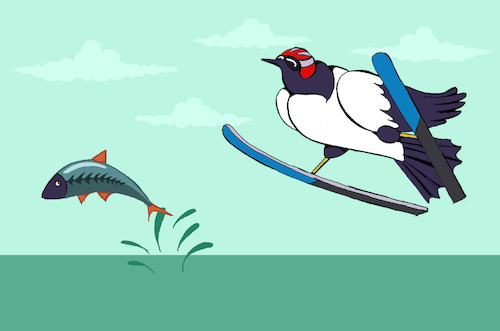 Cartoon: Bird Attack... (medium) by berk-olgun tagged bird,attack