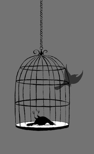 Cartoon: Black Humour... (medium) by berk-olgun tagged black,humour