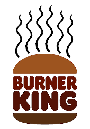 Cartoon: Burnt Hamburger... (medium) by berk-olgun tagged burnt,hamburger