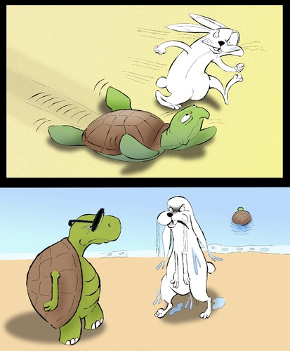 Cartoon: Caretta Caretta... (medium) by berk-olgun tagged caretta